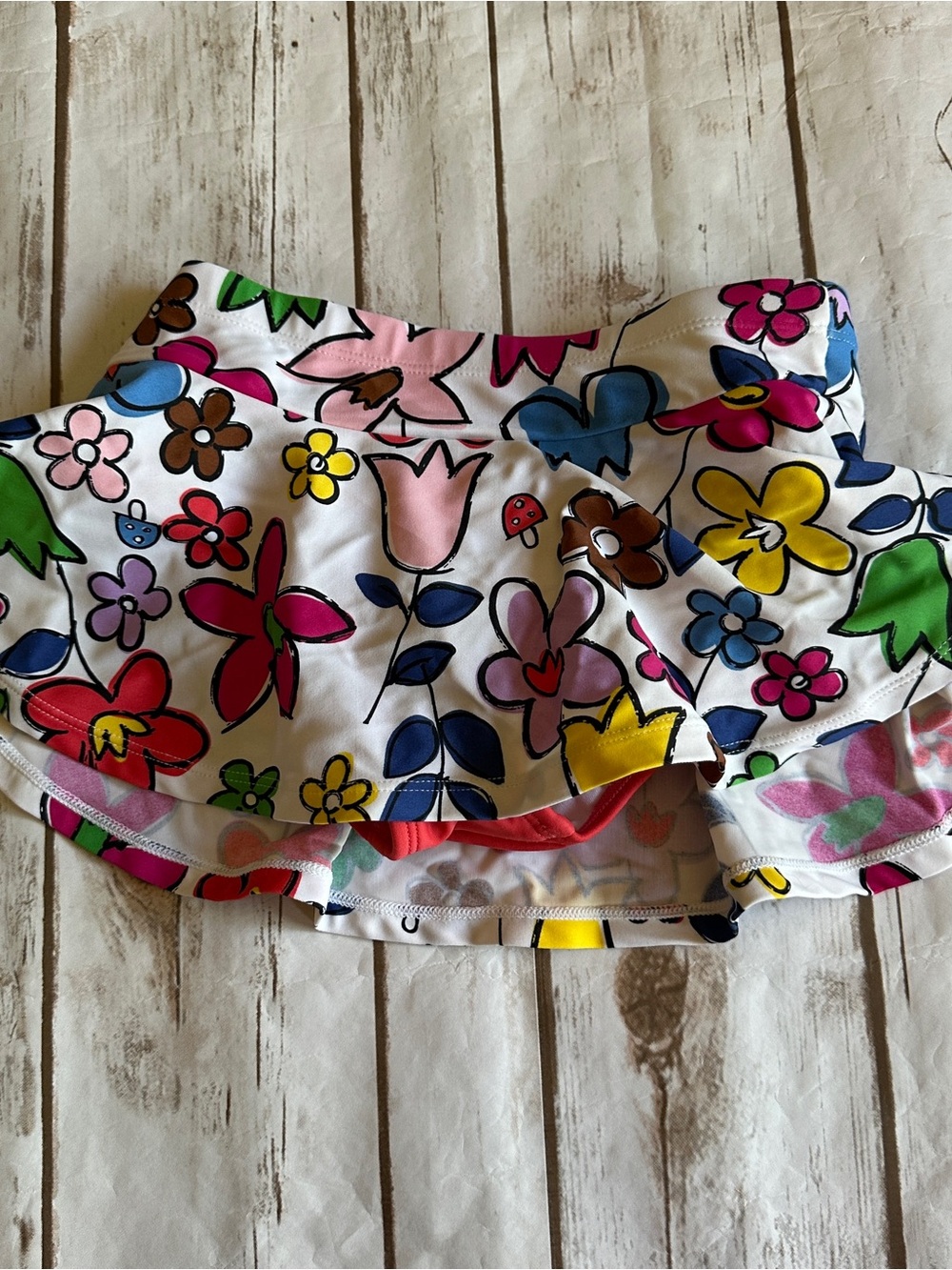 Hanna coral floral swim skirt - Picture 1 of 8
